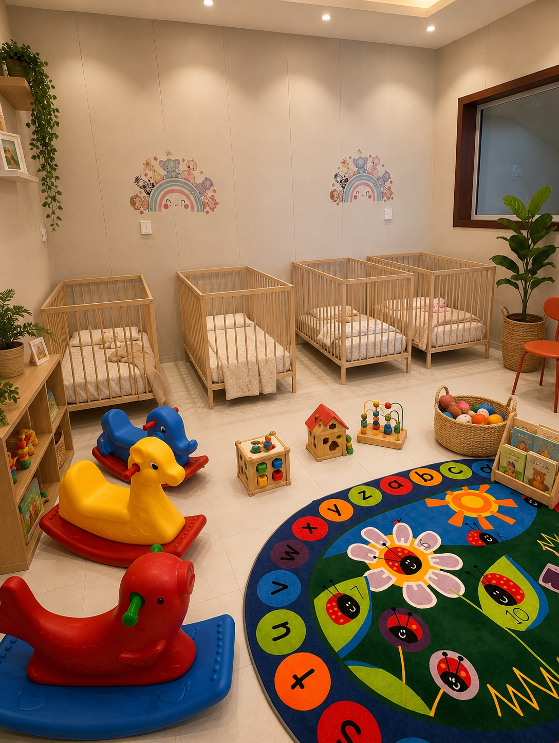 Children reading and learning at Maker Fingers Center